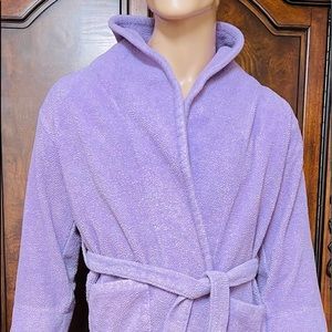 Oscar de la Rena Lilac Robe Size S/M Soft Vintage Polyester